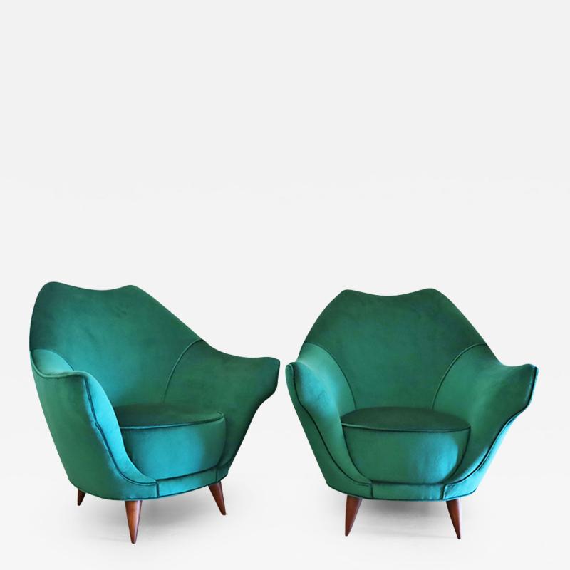 Pair of Italian Lounge Chairs