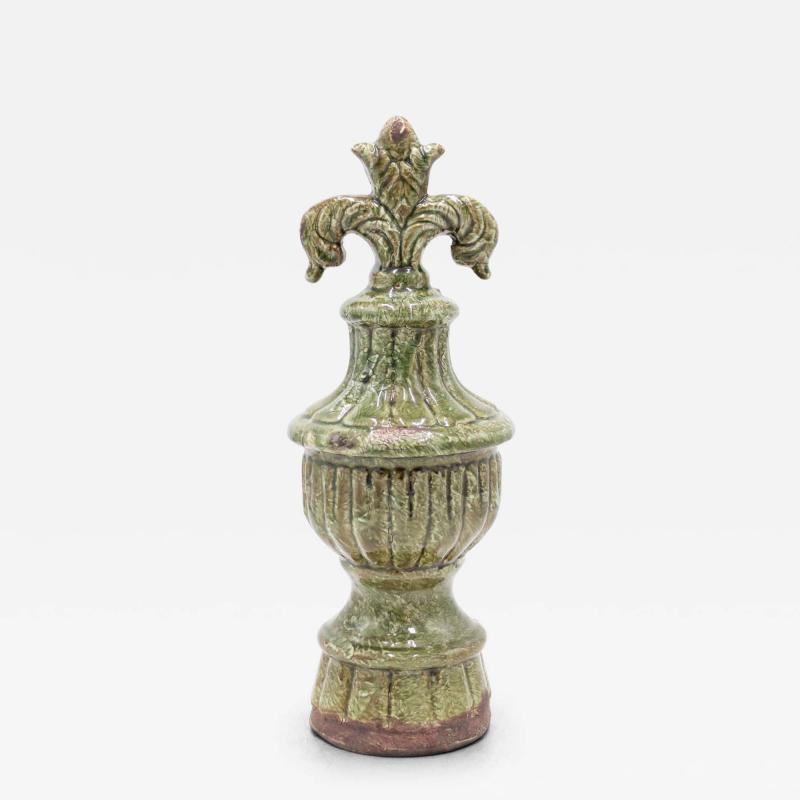 Pair of Italian Neoclassic Style Terra Cotta Ornaments