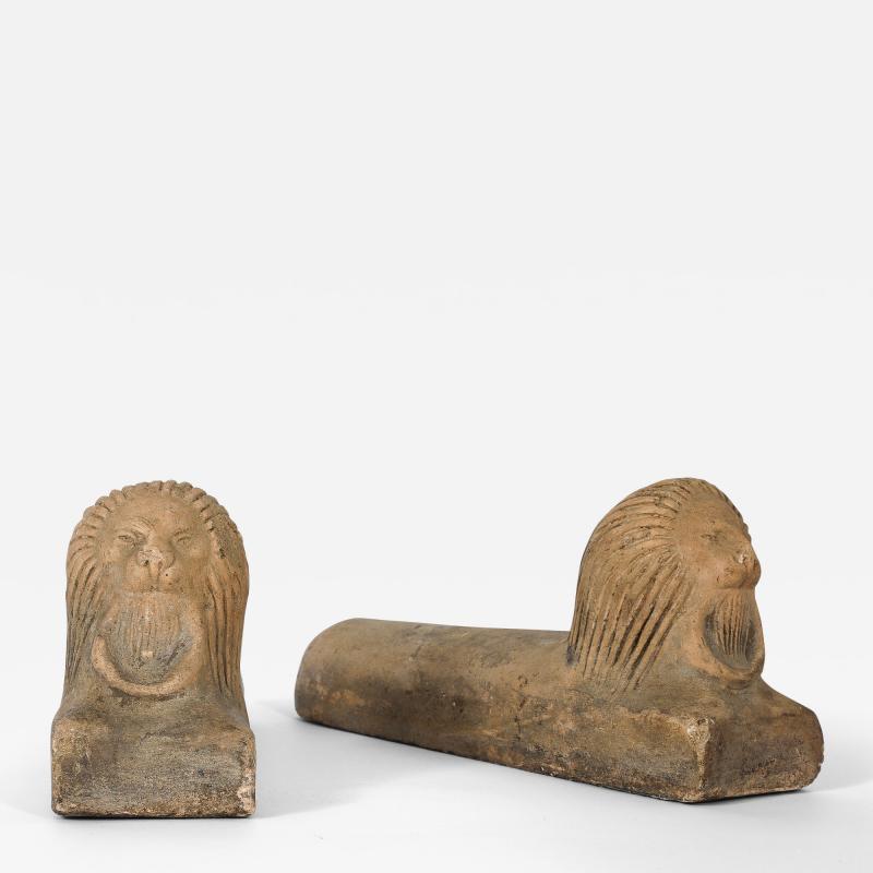 Pair of Italian Stone Lions