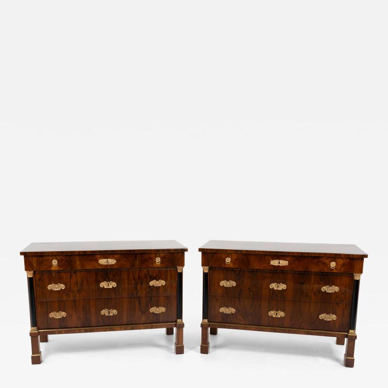 Pair of Large Italian Chests of Drawers circa 1820