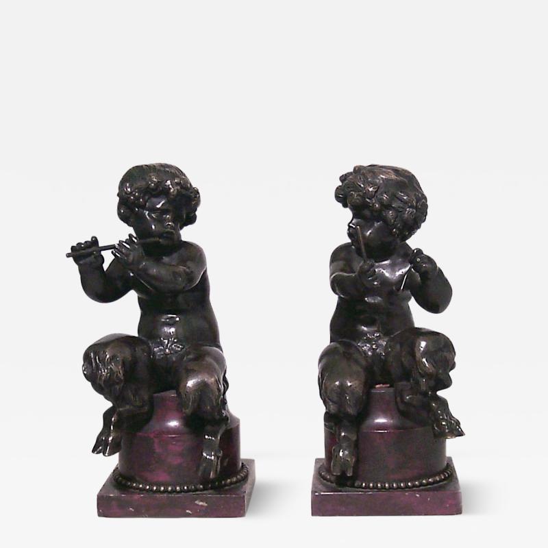 Pair of Louis XV Bronze Cupid Figures