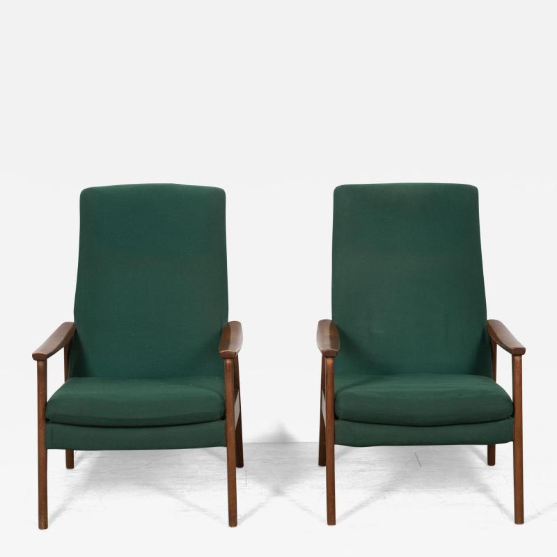 Pair of Mid Century Danish Style Armchairs