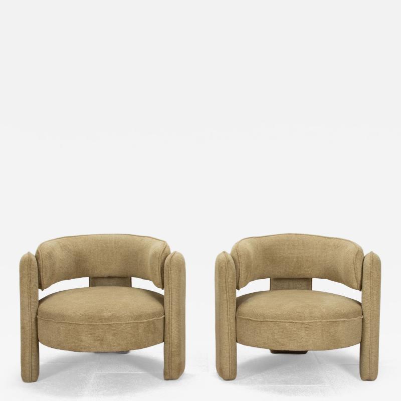 Pair of Mid Century French Armchairs