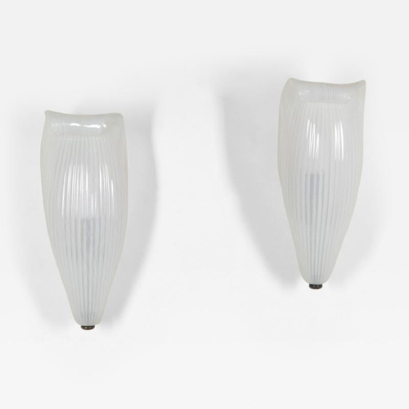 Pair of Mid Century Italian Venini Wall Lights