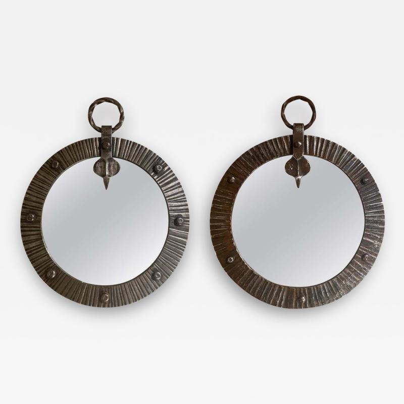 Pair of Mid Century Mirrors