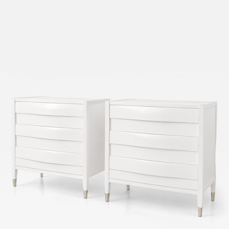 Pair of Mid Century Modern American of Martinsville Chest of Drawers 