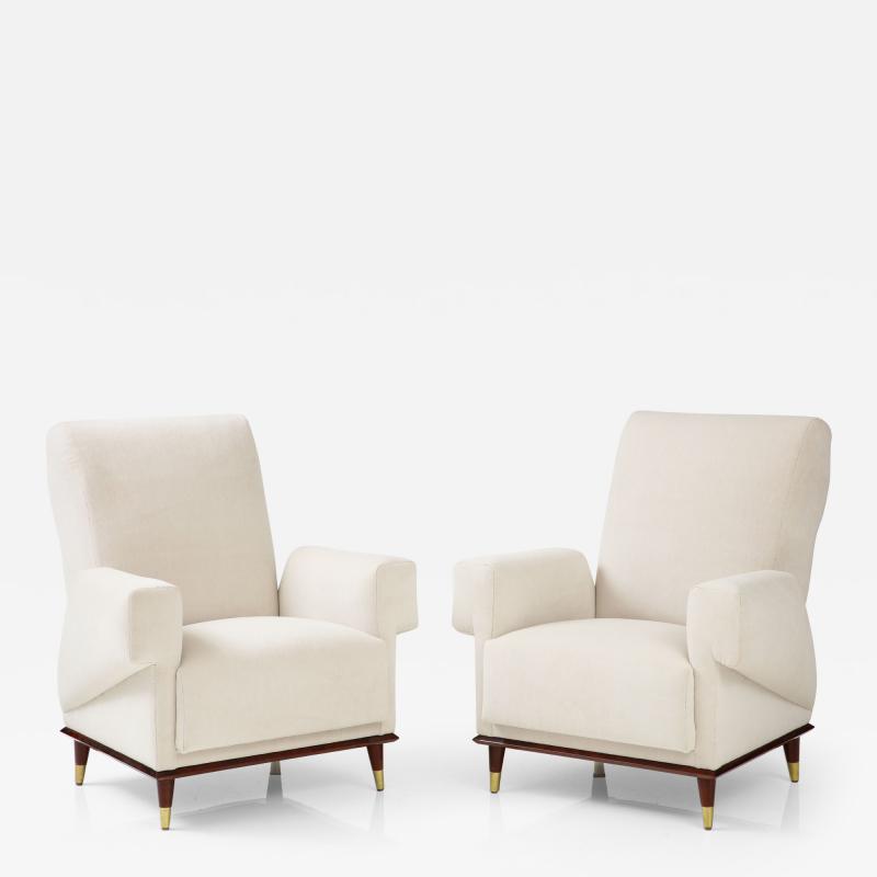 Pair of Mid Century Style Lounge Chairs 
