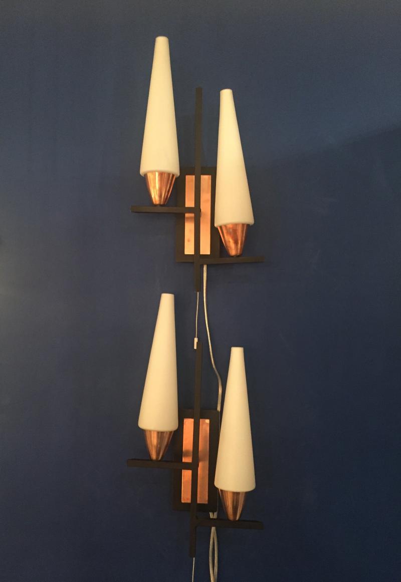 Pair of Mid-Century Wall Sconces