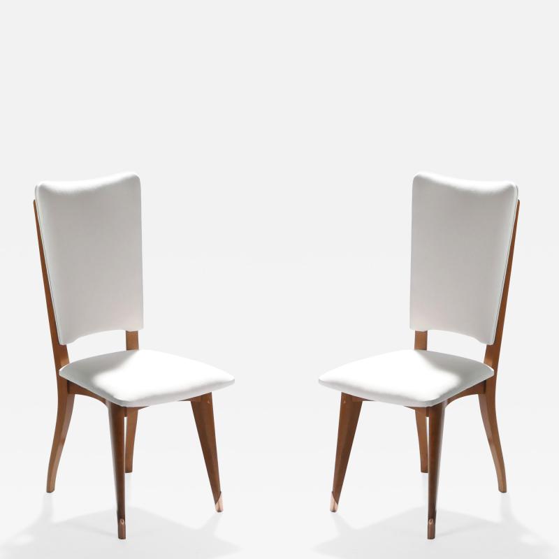 Pair of Mid century Scandinavian teak chairs 1960s
