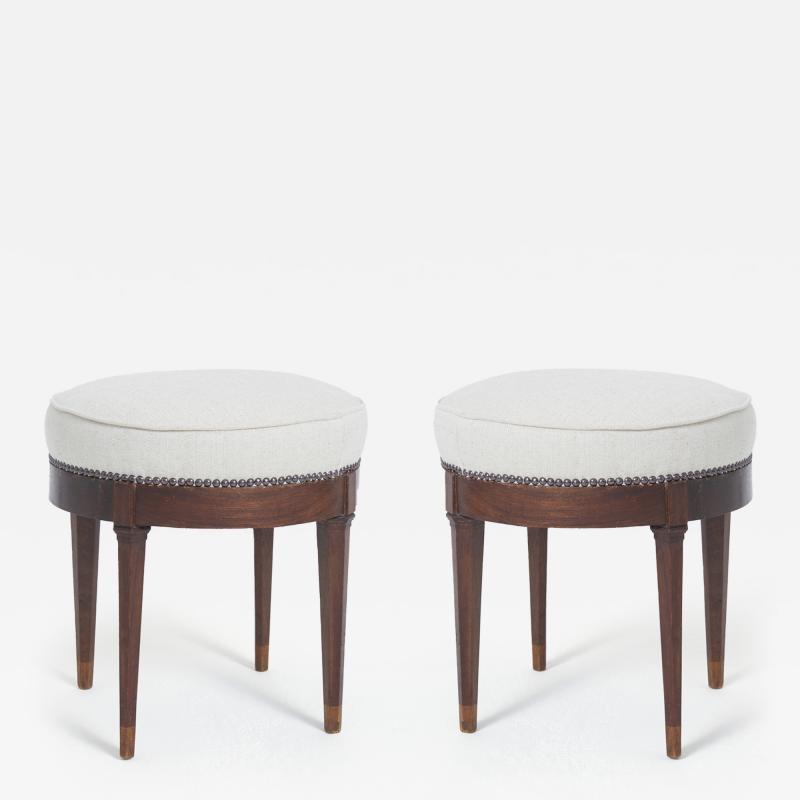Pair of Neoclassical Stools
