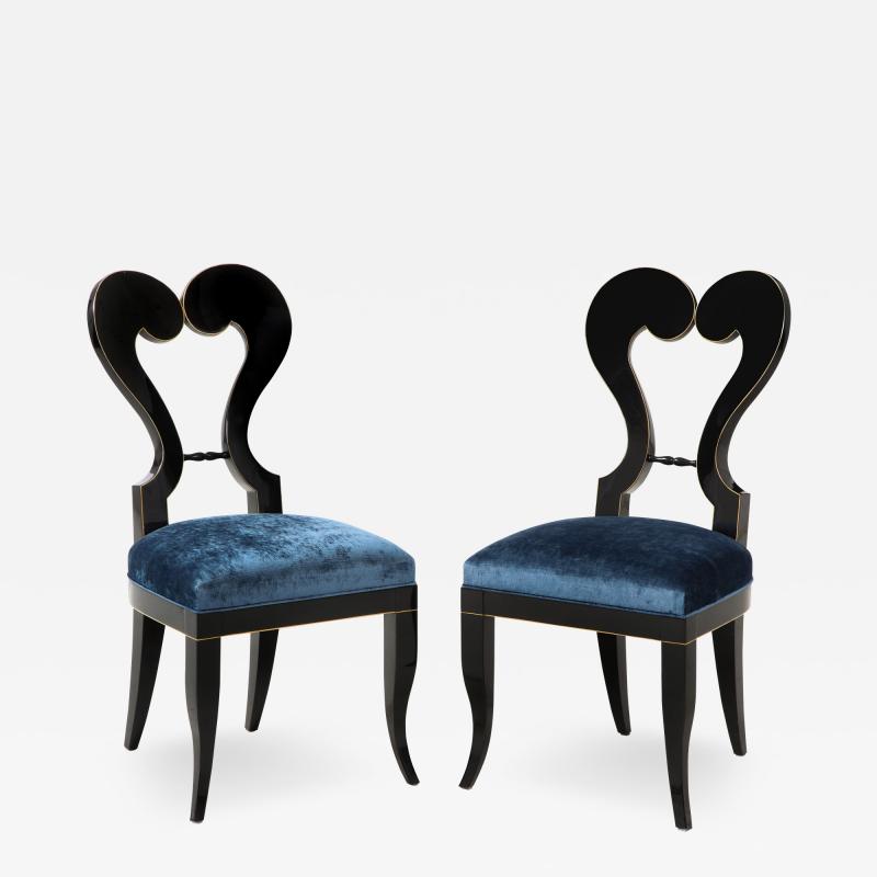 Pair of Neoclassical Style side Chairs