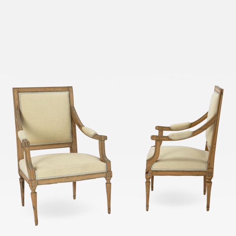 Pair of Neoclassical Swedish Armchairs