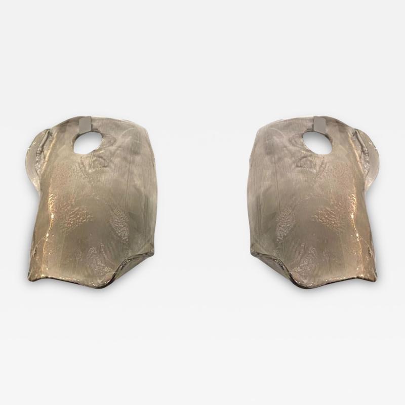 Pair of Organic Design Wall Lamps