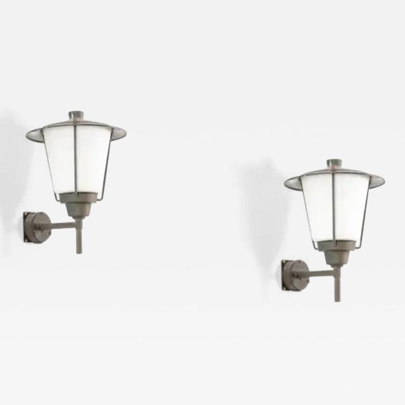 Pair of Outdoor Wall Lights Norway 1960s