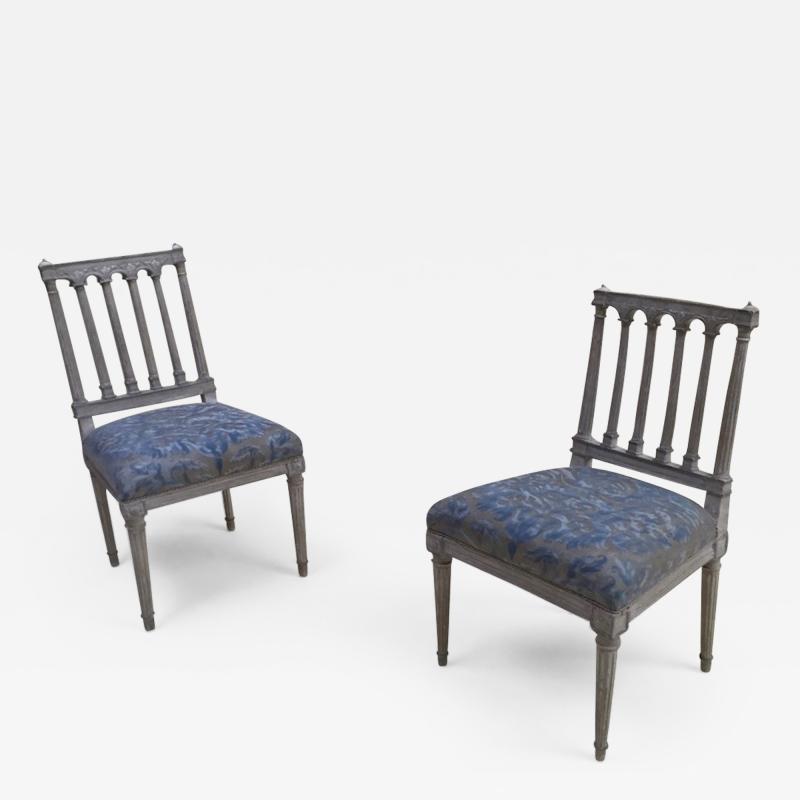 Pair of Painted 19th Century Chairs