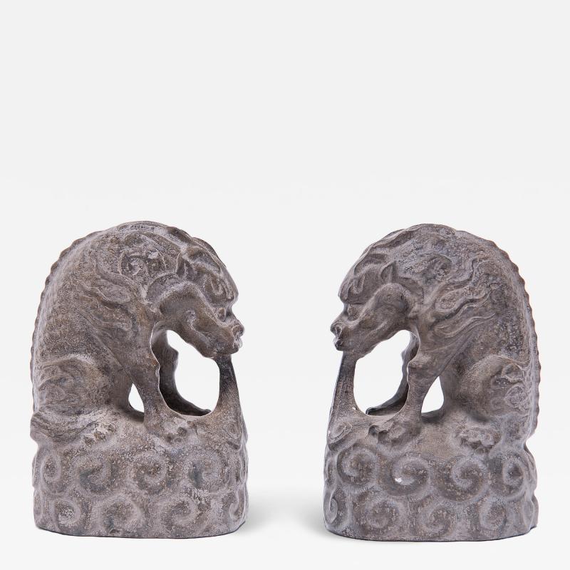 Pair of Petite Mythical Qilin