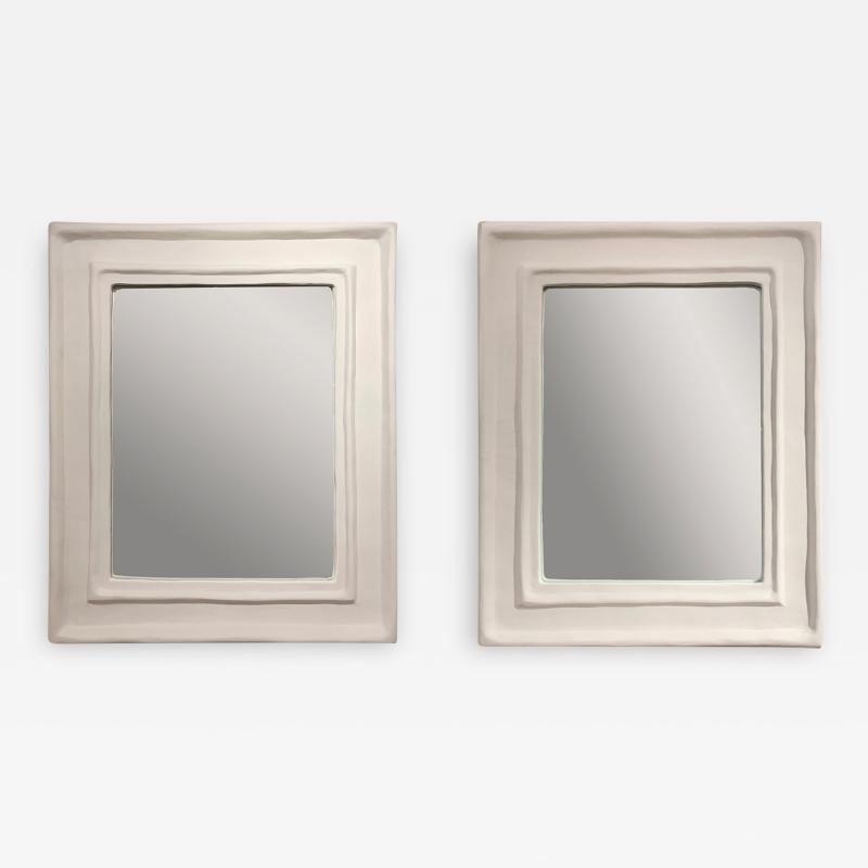 Pair of Plaster Mirrors