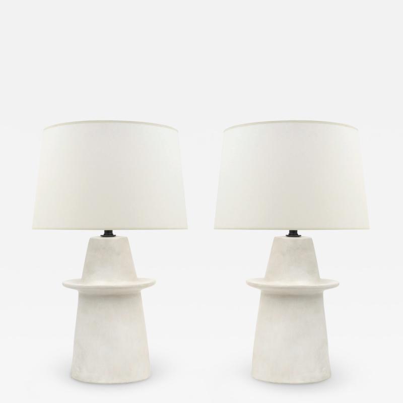 Pair of Plaster Table Lamps