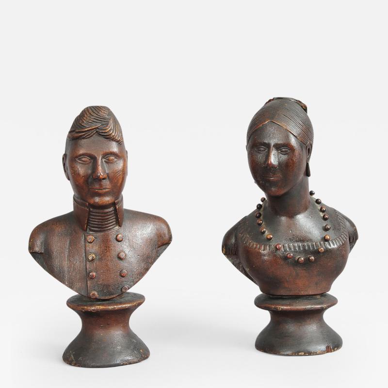Pair of Portrait Busts