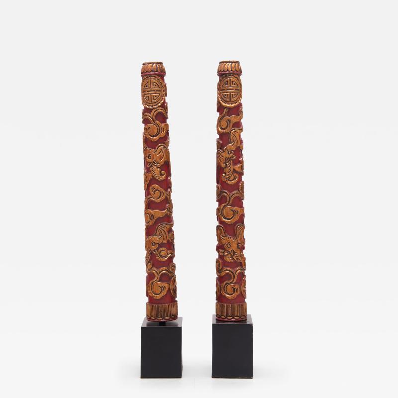 Pair of Prosperity Incense Stands