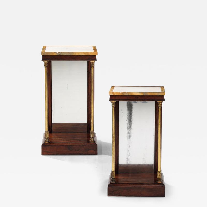 Pair of Regency Rosewood Pier Tables c 1820