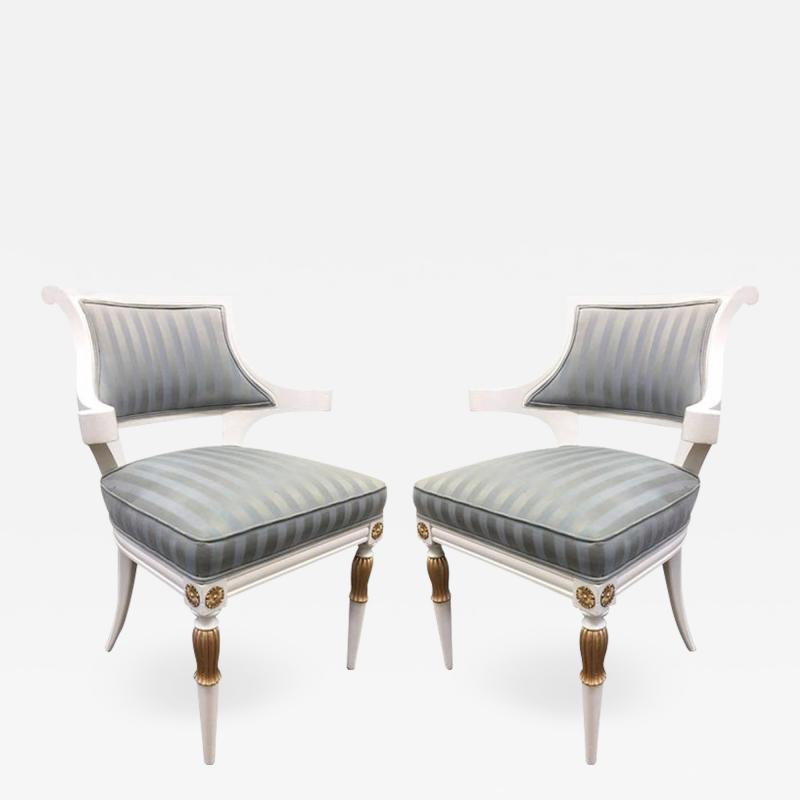 Pair of Regency Style Armchairs