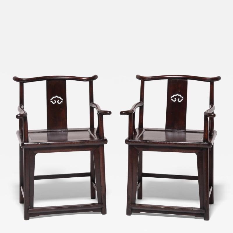 Pair of Ruyi Official s Chairs