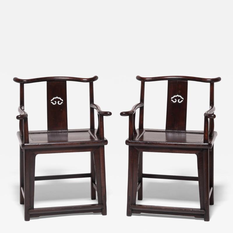 Pair of Ruyi Officials Chairs