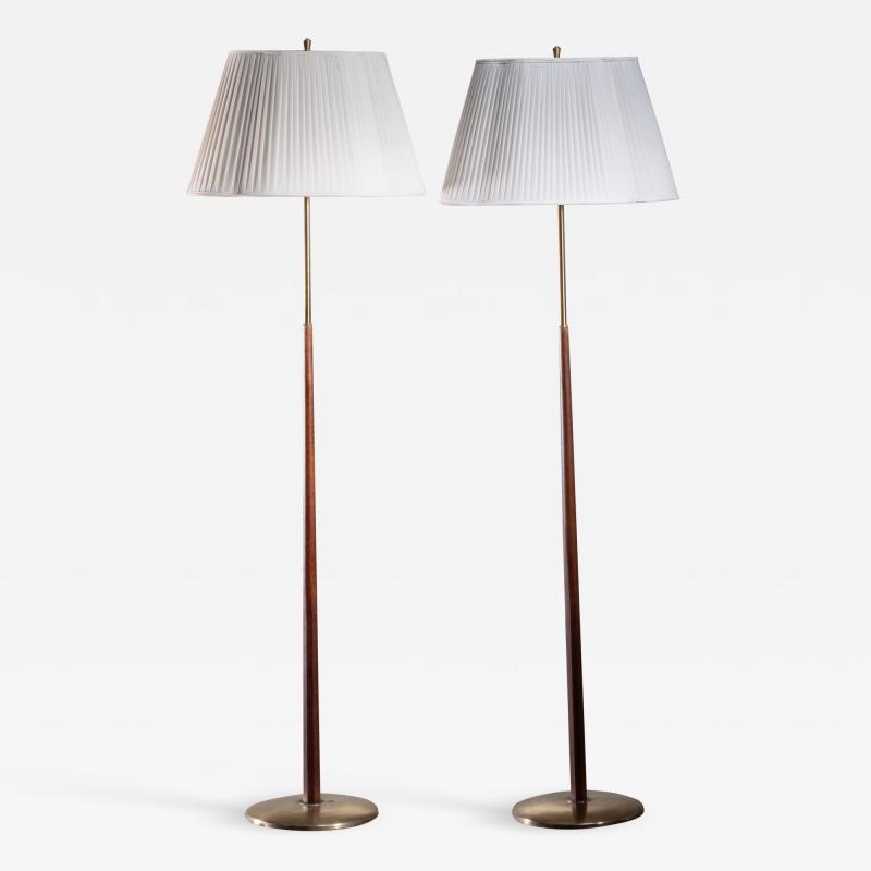 Pair of Scandinavian Modern floor lamps