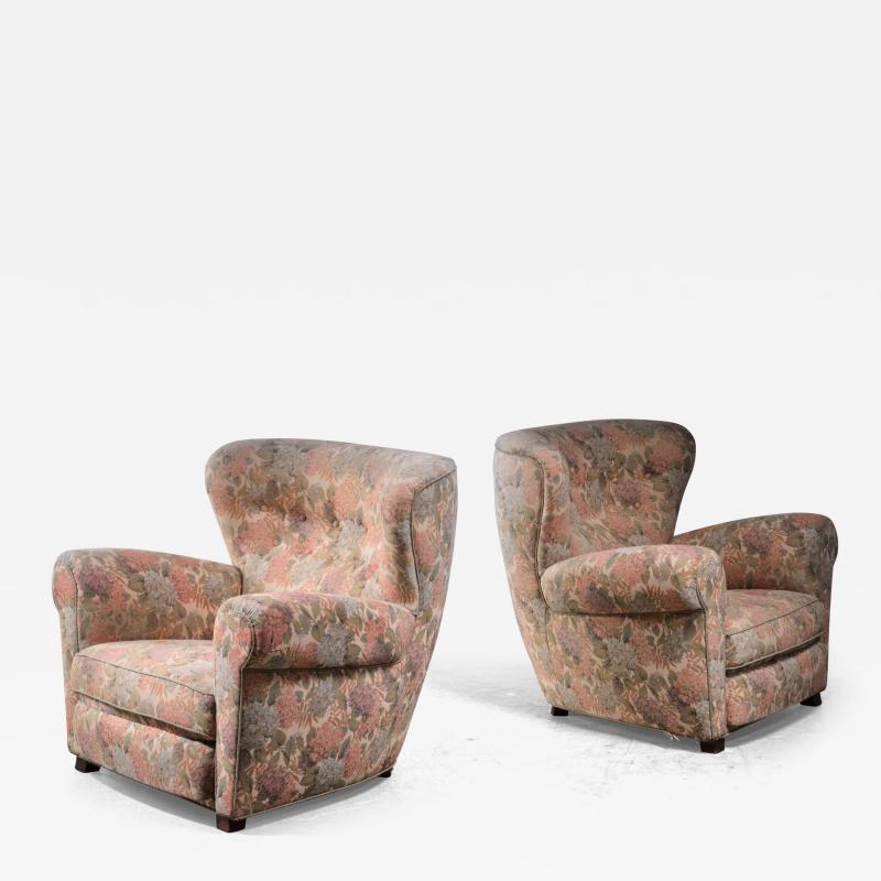 Pair of Scandinavian Modern lounge chairs