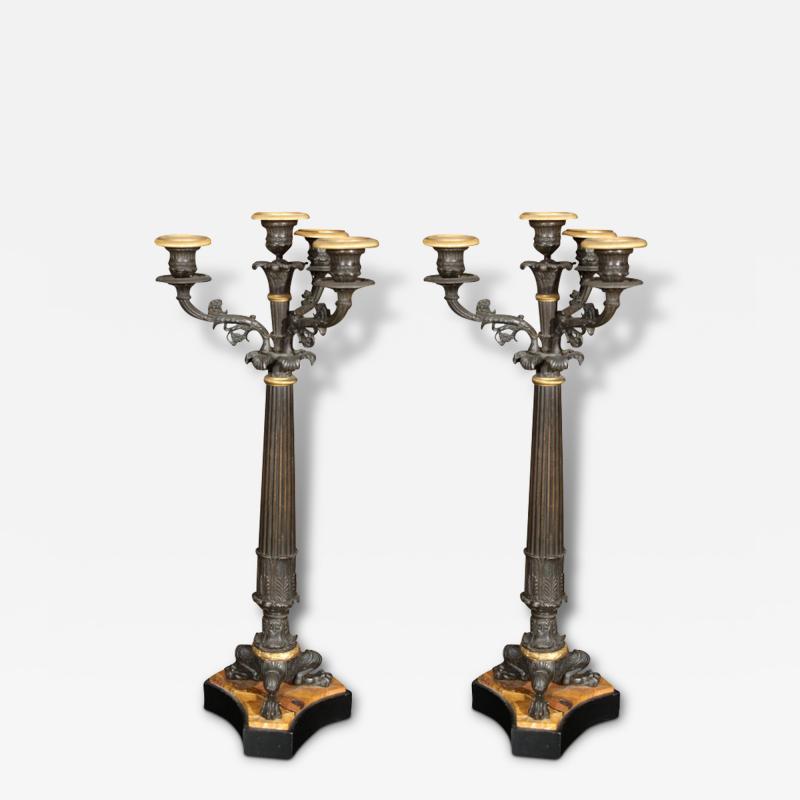 Pair of Second Empire Candleabras