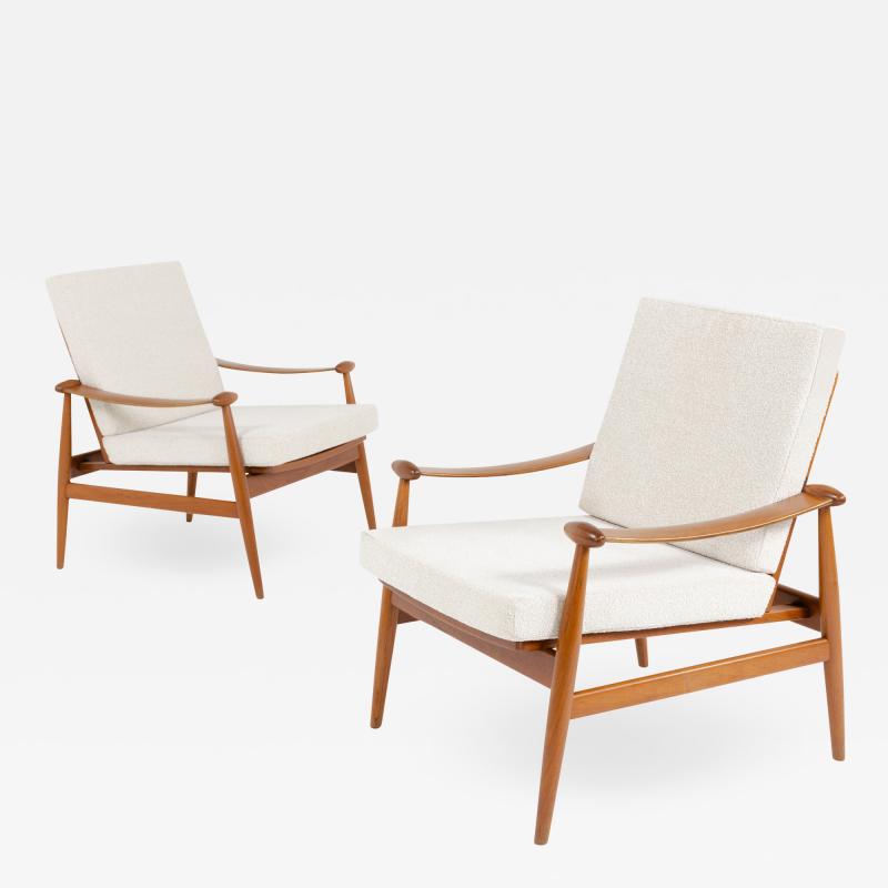 Pair of Spade Armchairs by Finn Juhl