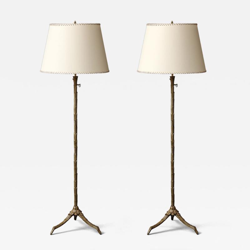 Pair of Standing Lamps c 1950