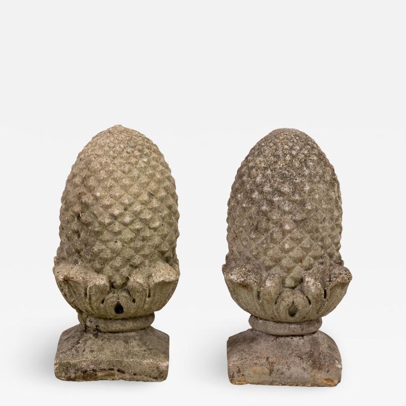 Pair of Stone Finials