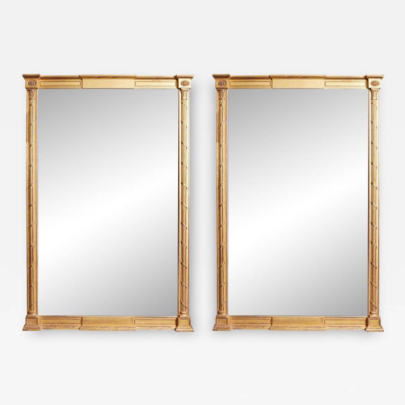 Pair of Substantial Georgian Giltwood Mirrors