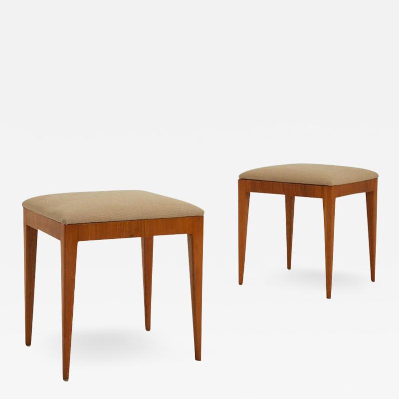 Pair of Swedish Modern Stools