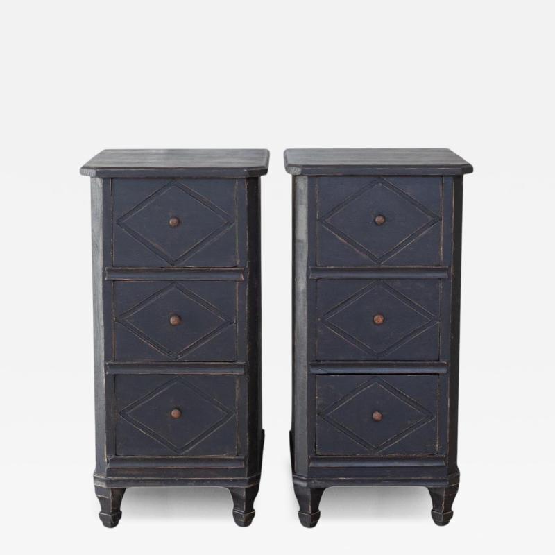 Pair of Swedish Nightstands circa 1840