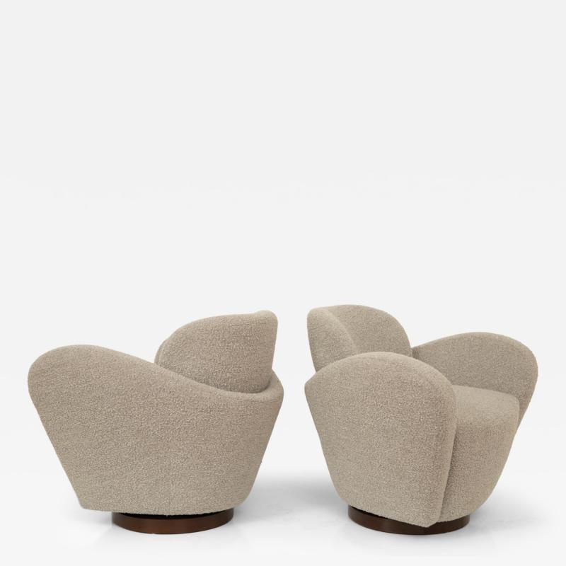 Pair of Swivel Lounge Chairs