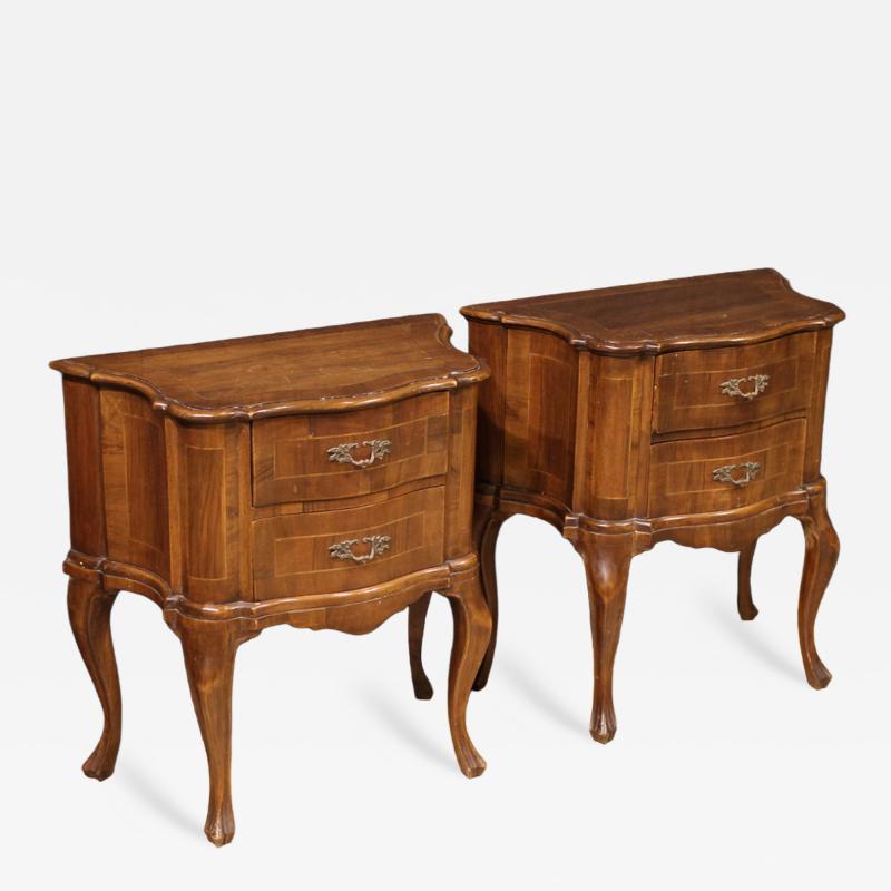 Pair of Venetian bedside tables from the mid 20th century