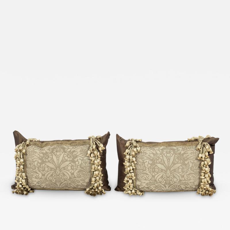 Pair of Vintage Fortuny Cushions