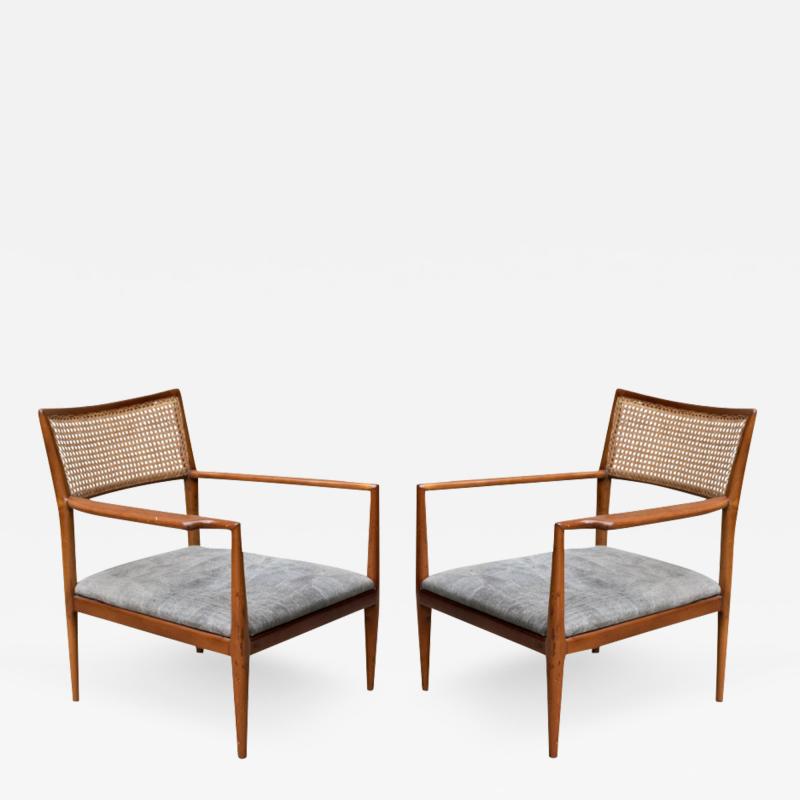 Pair of Vintage Mid Century Armchairs in the Manner of Carlos Milan