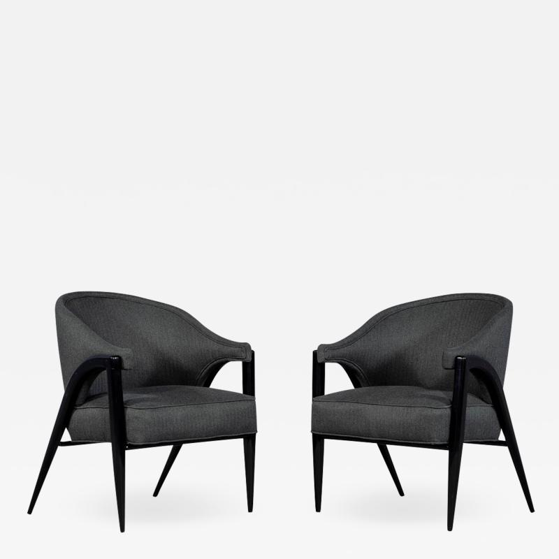 Pair of Vintage Original Mid Century Modern Lounge Chairs