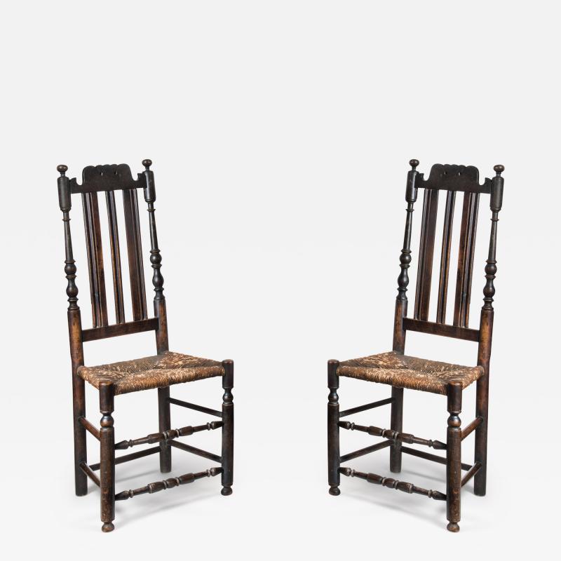 Pair of William Mary side chairs