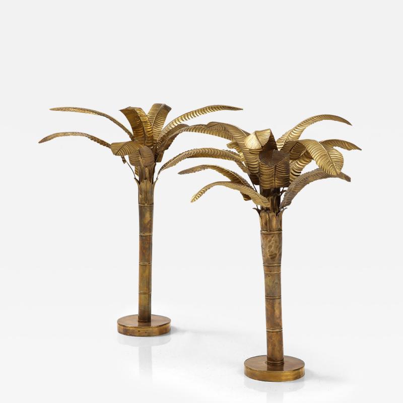 Pair of decorative palms