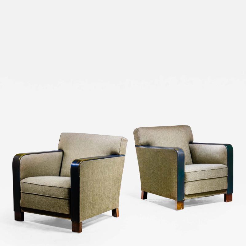 Pair of lounge chairs Sweden
