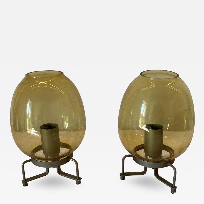 Pair of mini 196 s table lamps