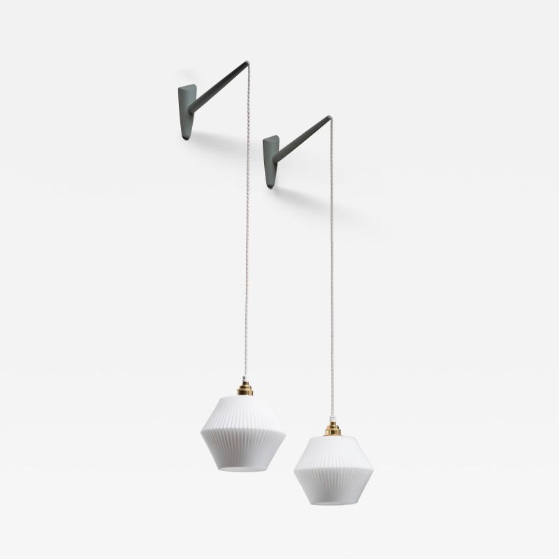 Pair of wall lamps