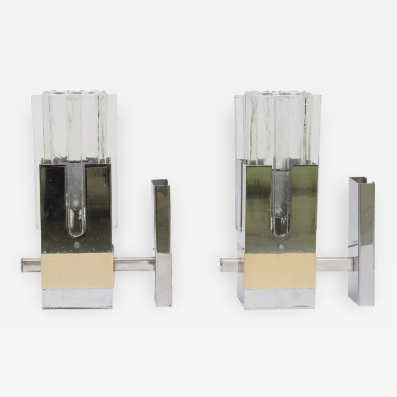 Pair of wall lights by Gaetano Sciolari