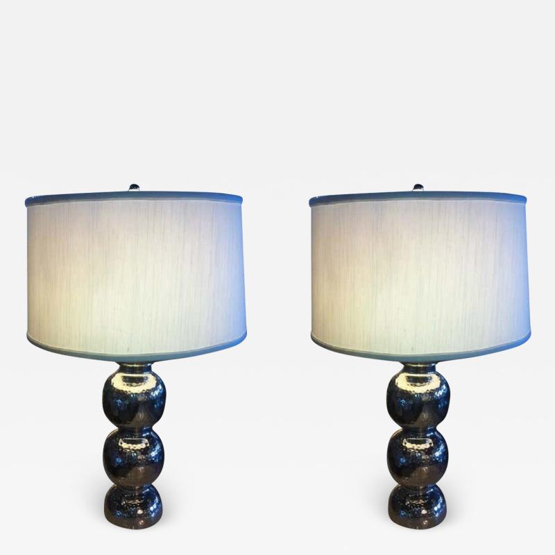 Pairs hammered Lamps