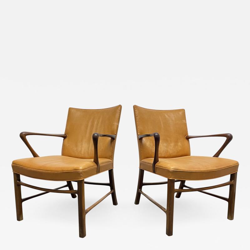 Palle Suenson Pair Palle Suenson Armchairs for Jacob Kjaer